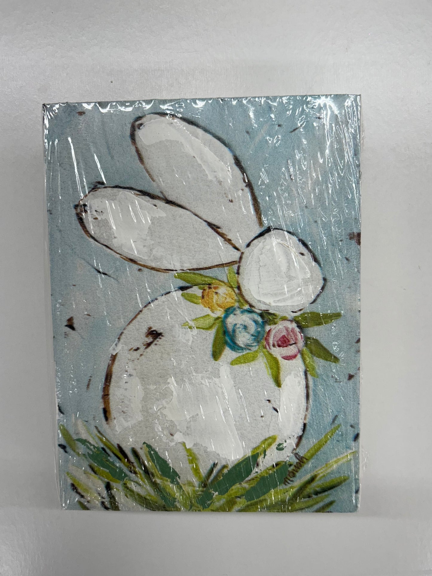 The Porch Raz Blue Bunny Block