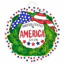 The Porch Baxter and Me USA Doorhanger