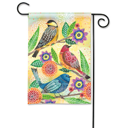 The Porch Bird Song Garden Flag