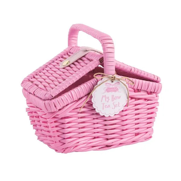 The Porch Mud Pie Bow Tea Set