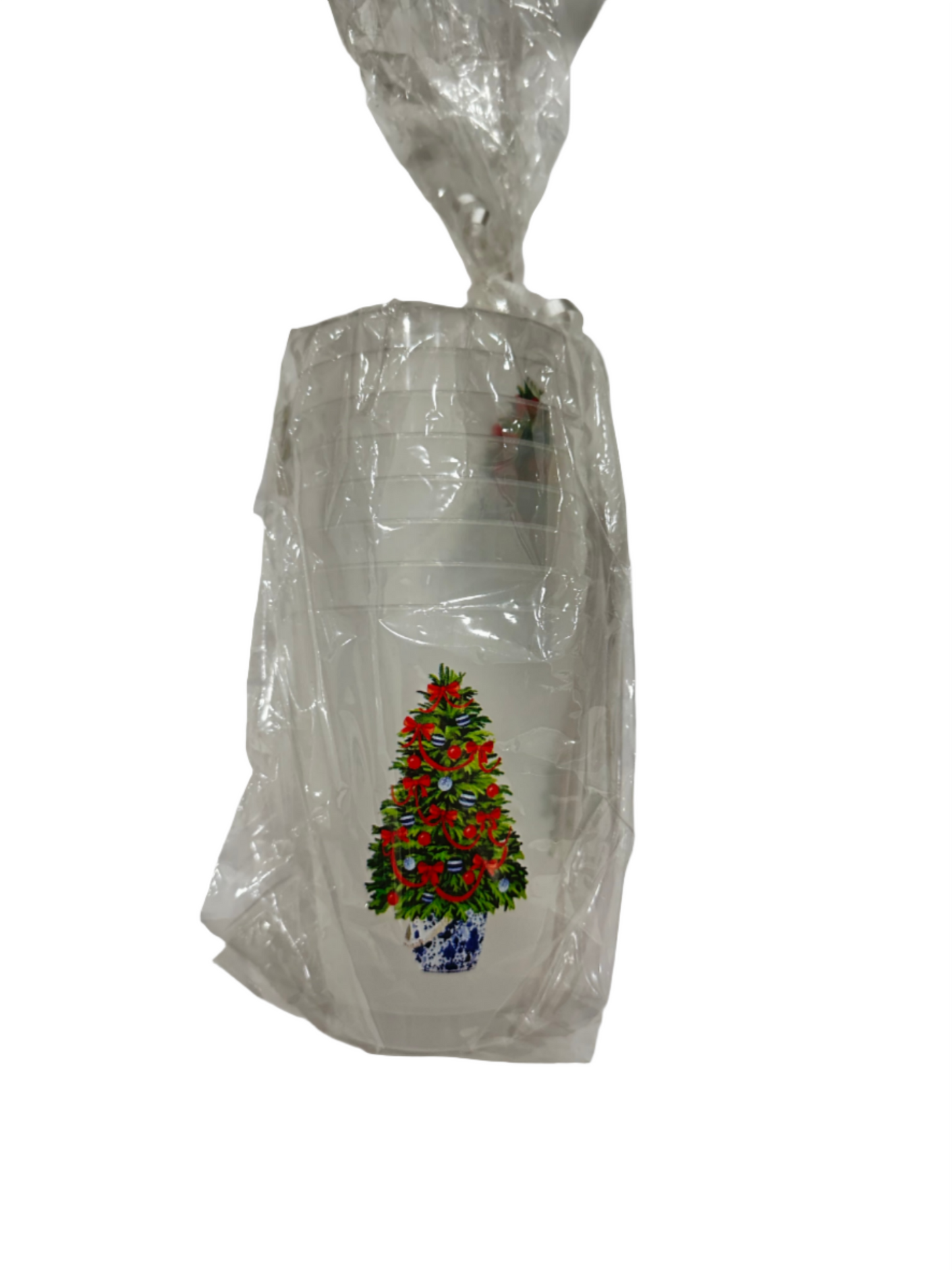 WH Hostess Shatterproof Cups Christmas Tree