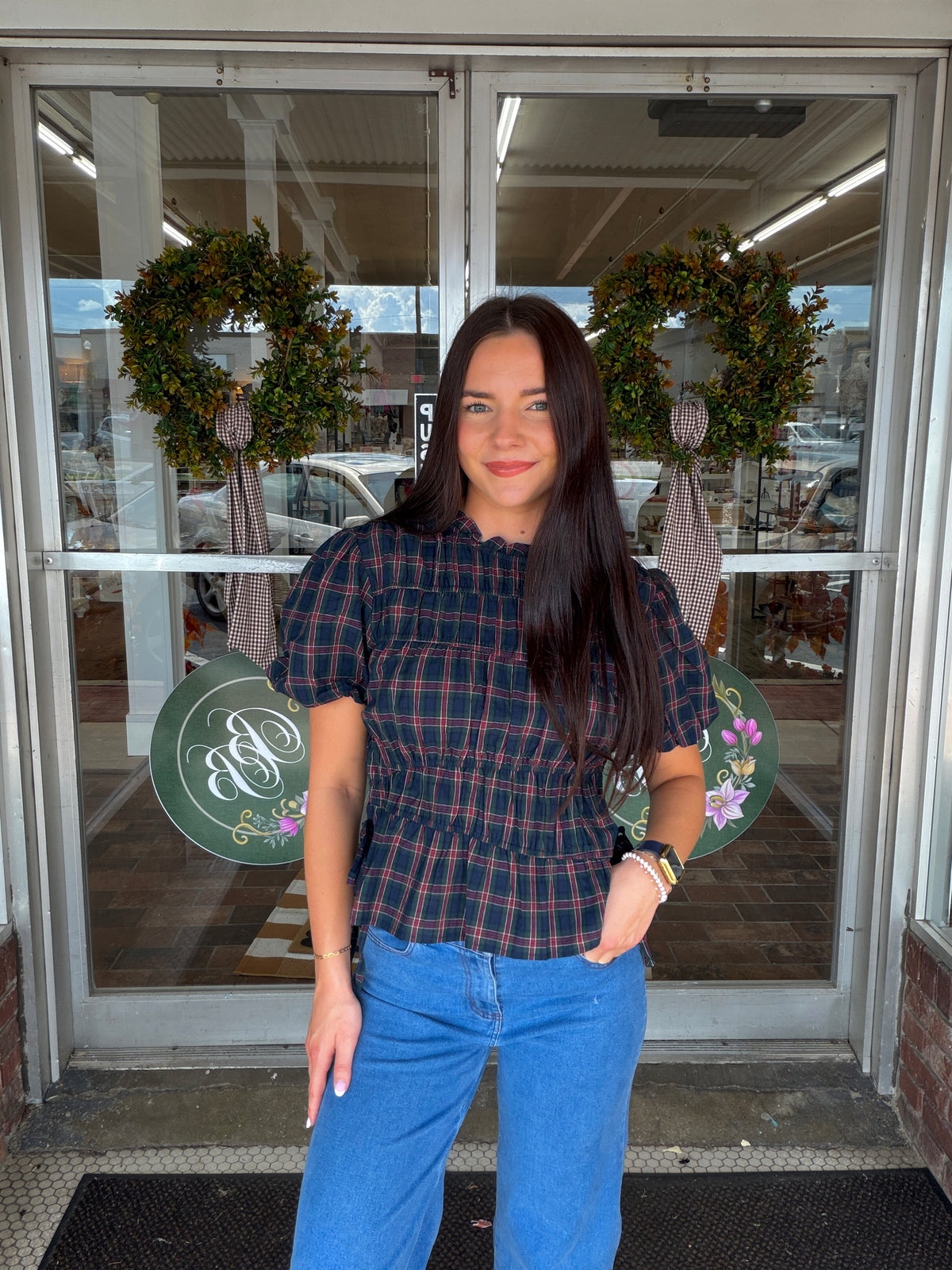 Timeless Plaid Top