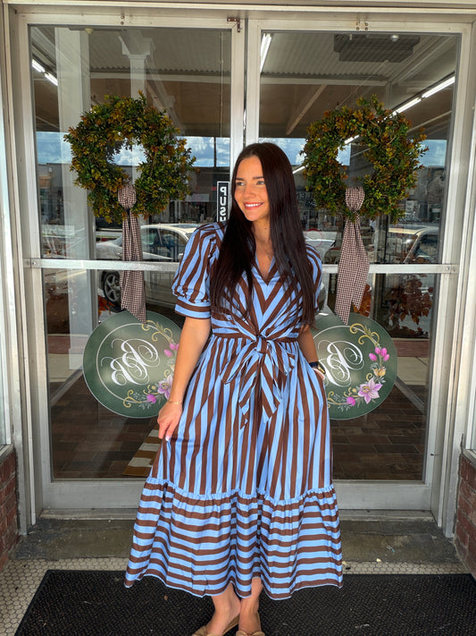 Bluebell Stripe Dress