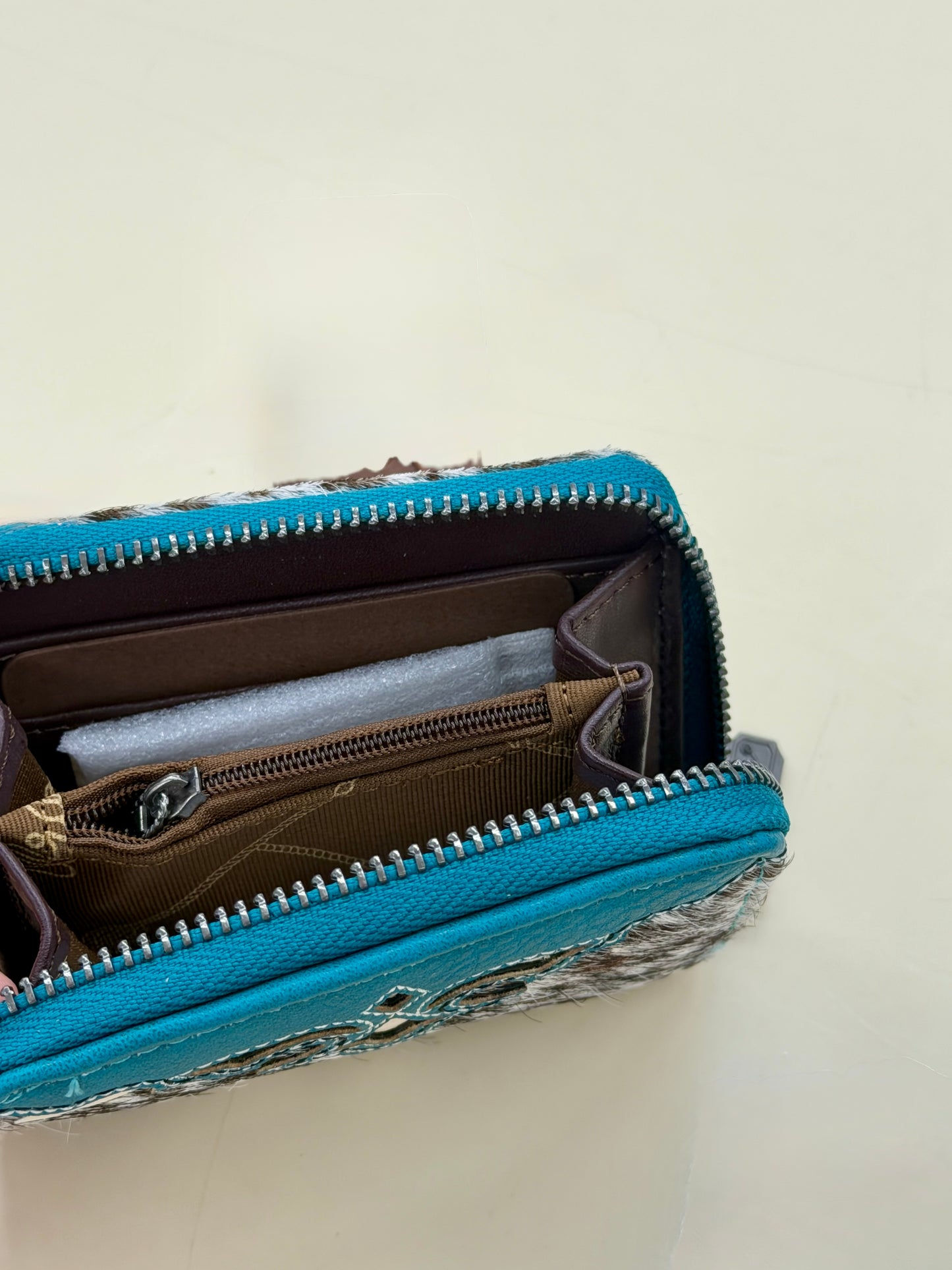 Wrangler Cow Fur Wallet