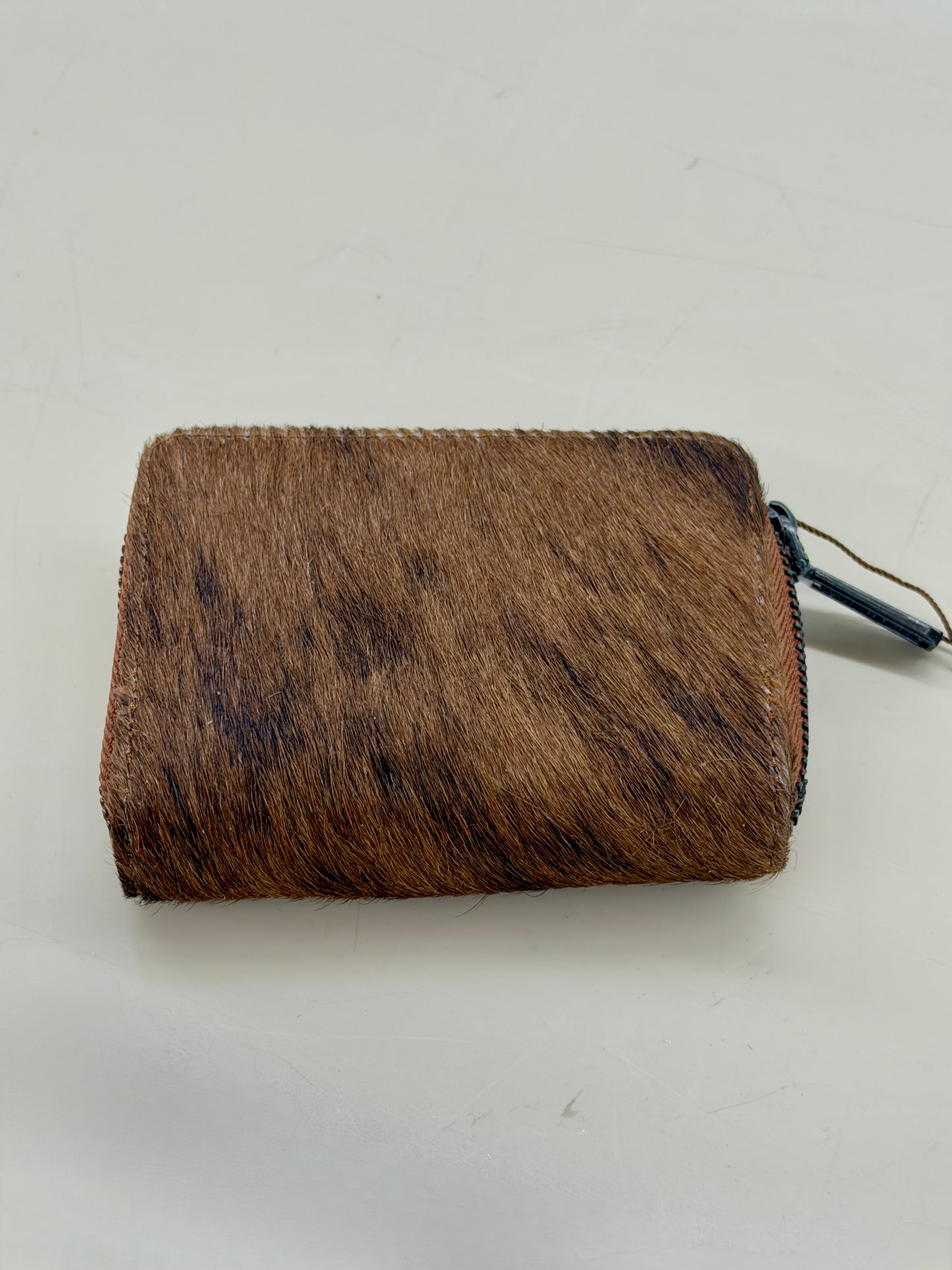 Wrangler Cow Fur Wallet BROWN