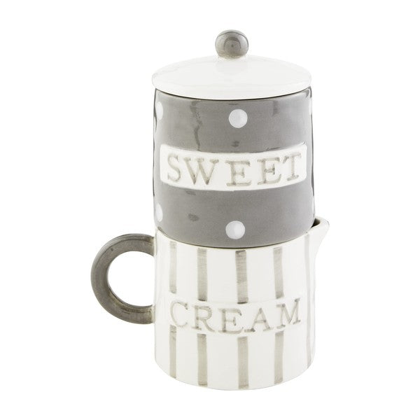 The Porch Mud Pie Sugar and Creamer Set