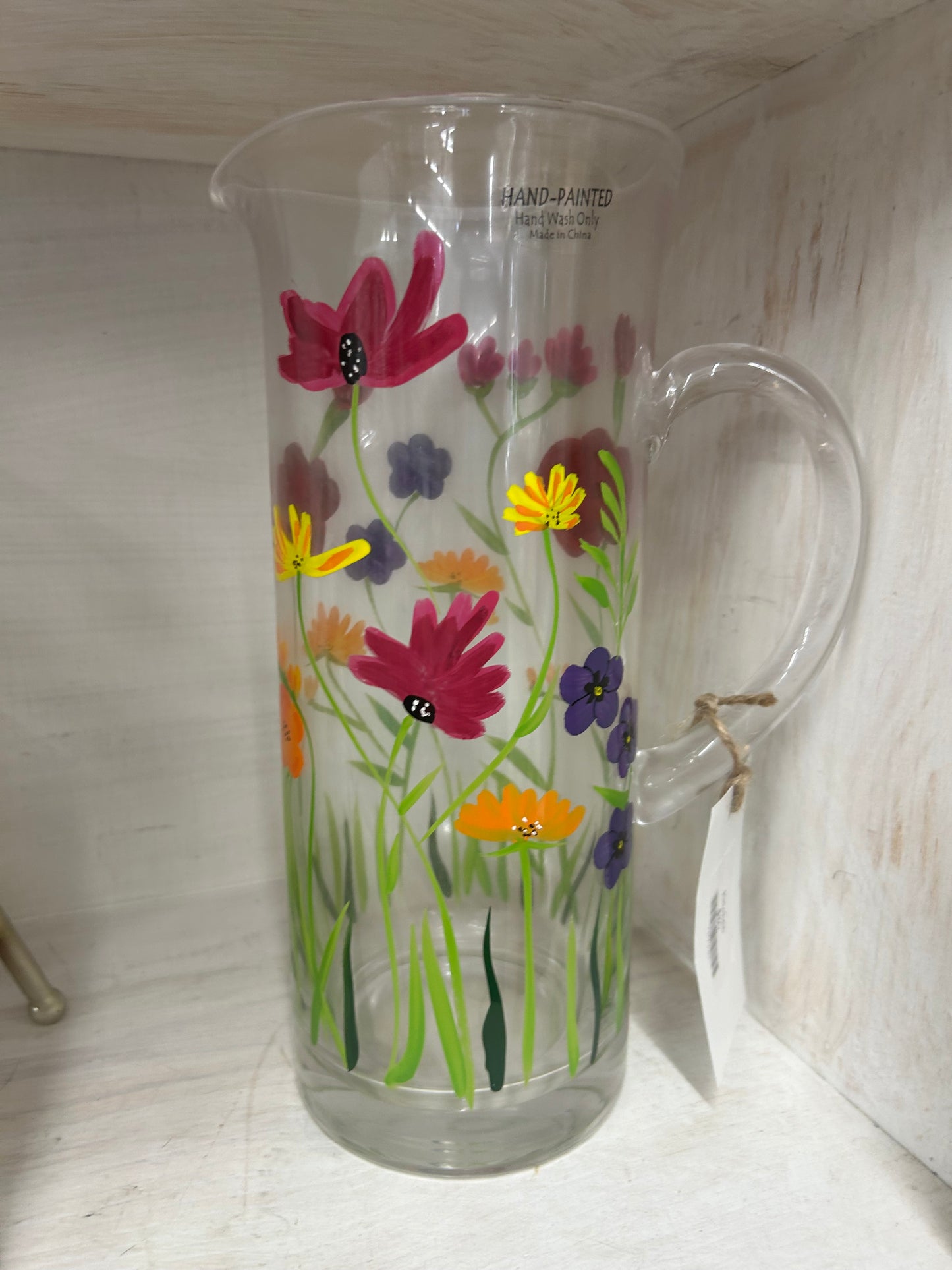 The Porch Hand Painted Pitcher