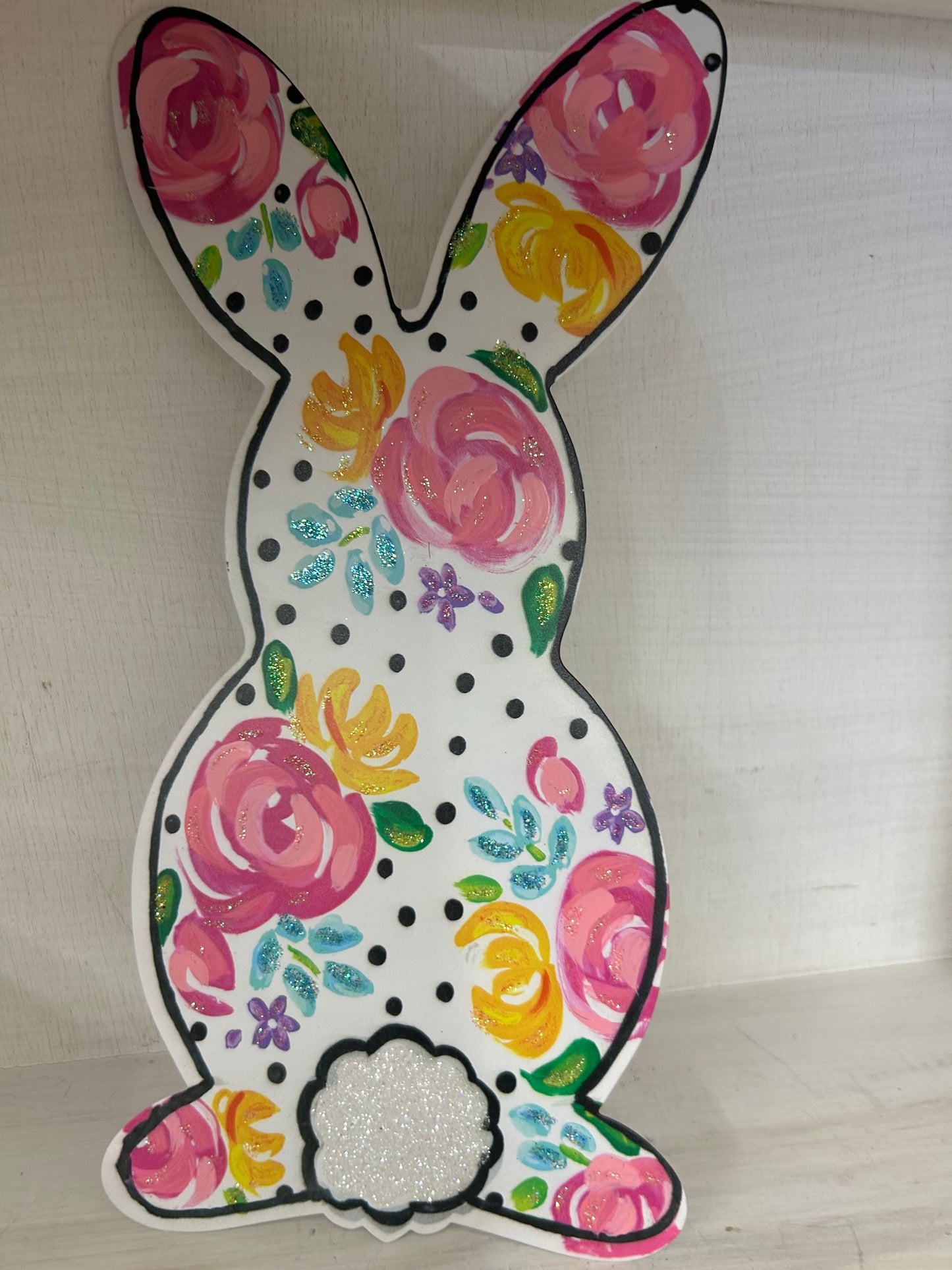 The Porch Round Top Bunny Magnet