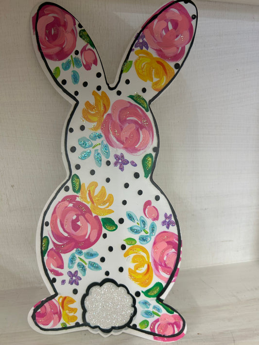 The Porch Round Top Bunny Magnet