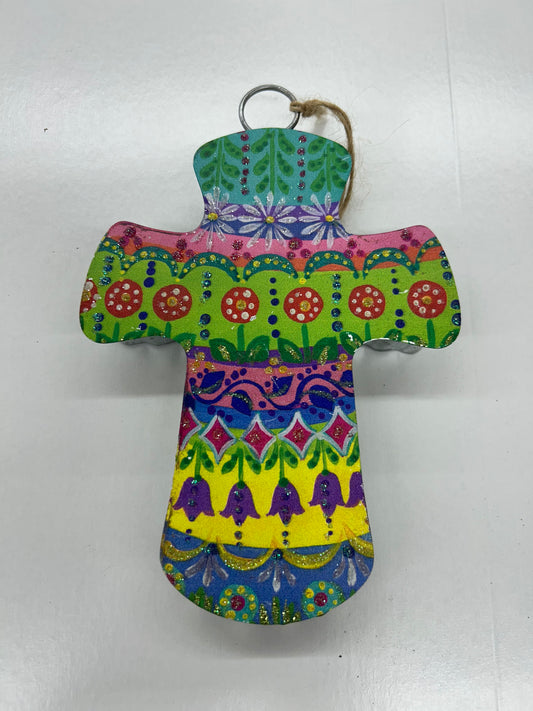 The Porch Round Top Cross Charm