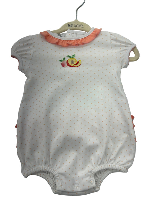 The Porch Magnolia Baby Peach Onsie
