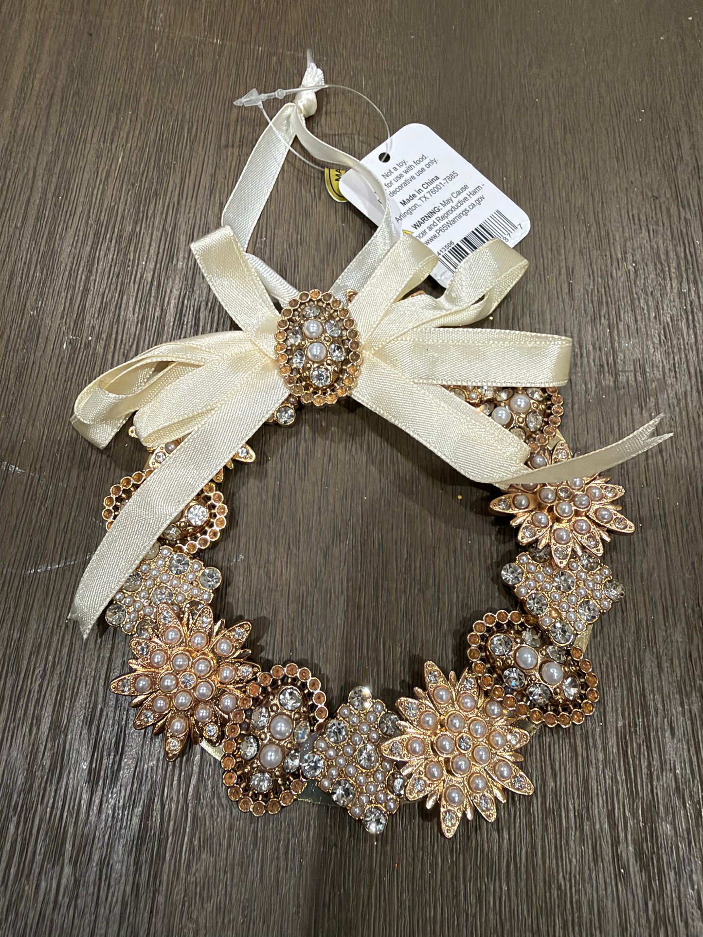 The Porch Raz Jeweled Wreath Ornament