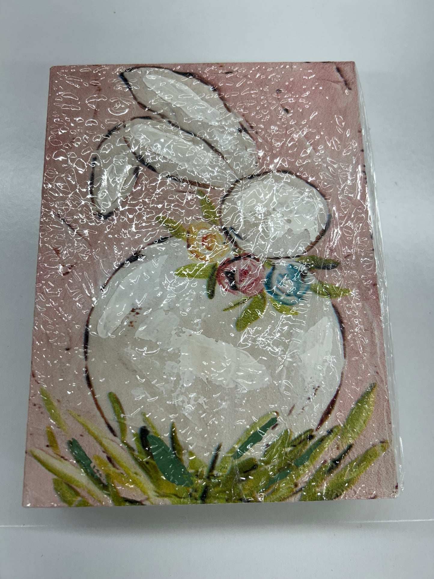 The Porch Raz Pink Bunny Block