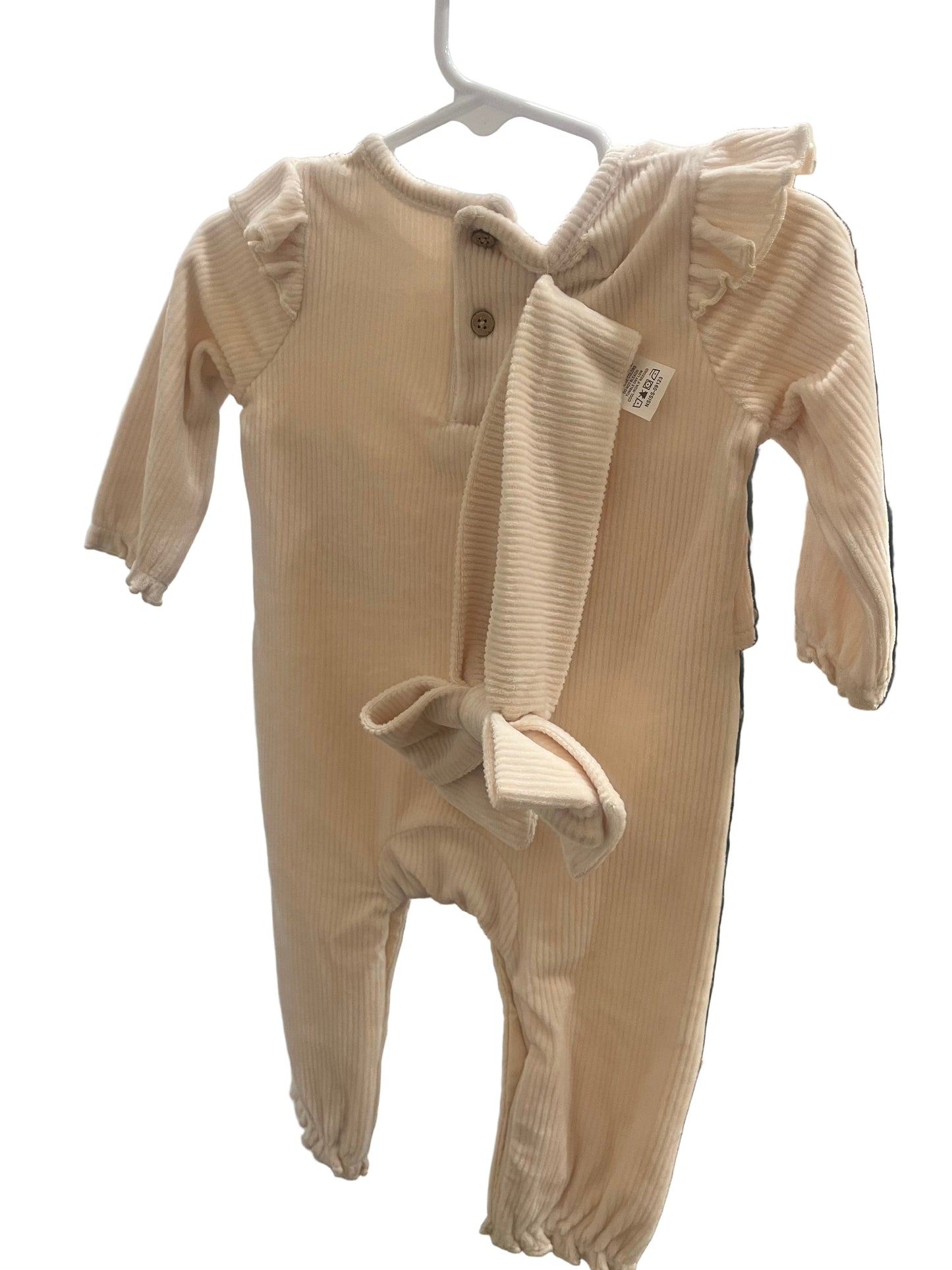 Mud Pie Velour Cream One Piece