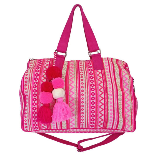 Jane Marie Poppn' Pink Weekender