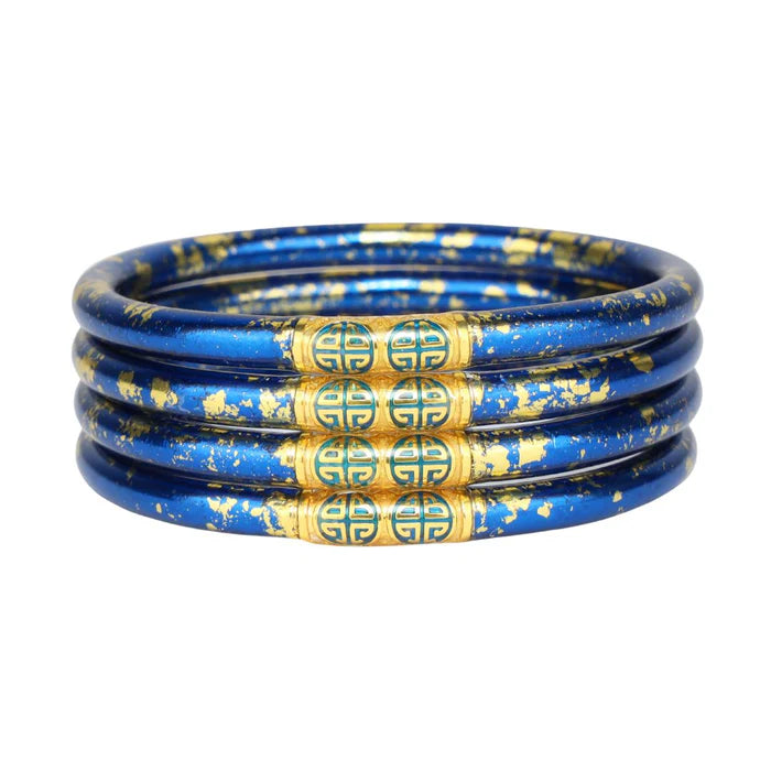 BuDhaGirl KOI Saffir Bangles Blue/Gold