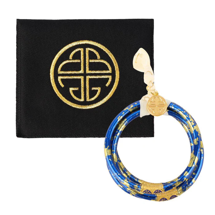 BuDhaGirl KOI Saffir Bangles Blue/Gold