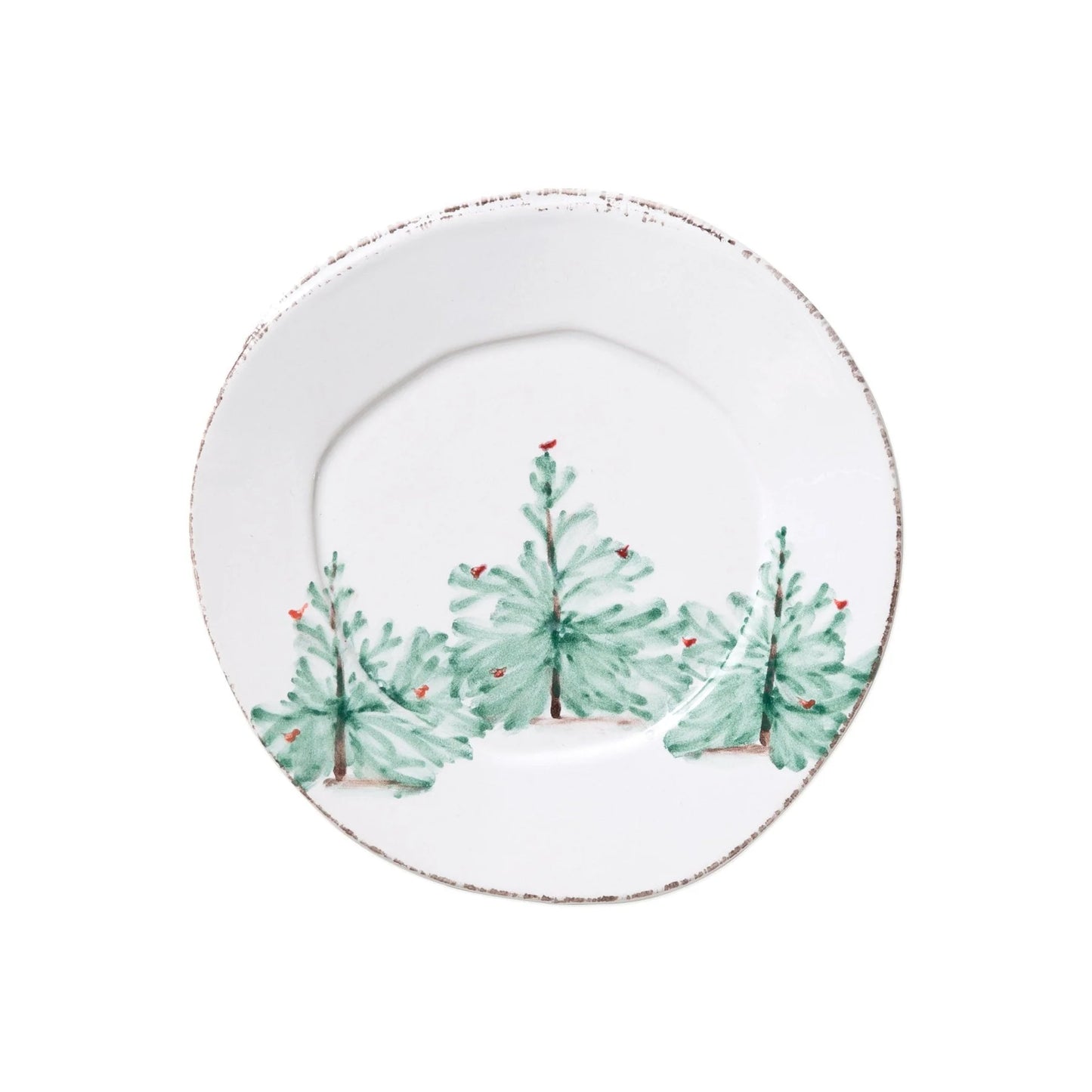 Vietri Lastra Holiday Salad Plate