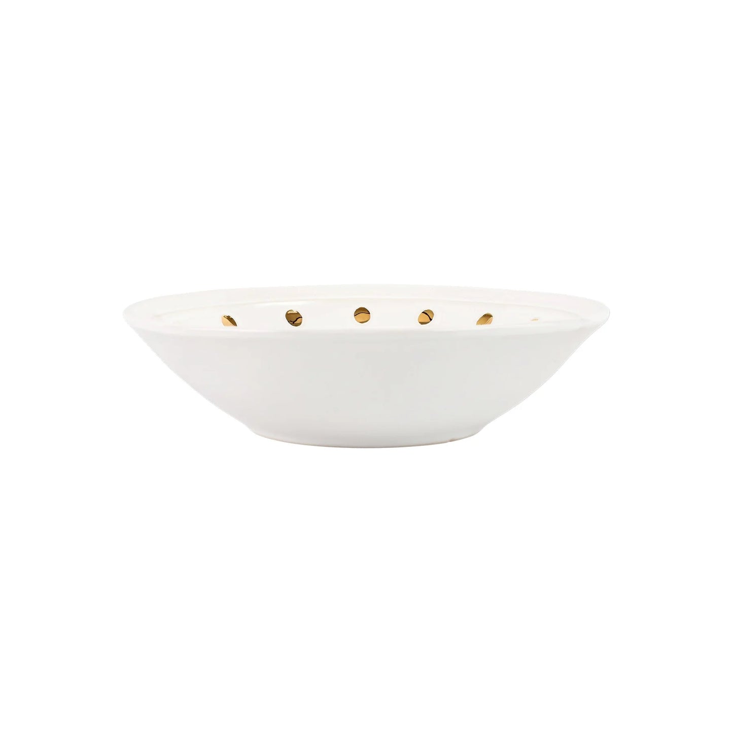 Vietri Medici Gold Pasta Bowl