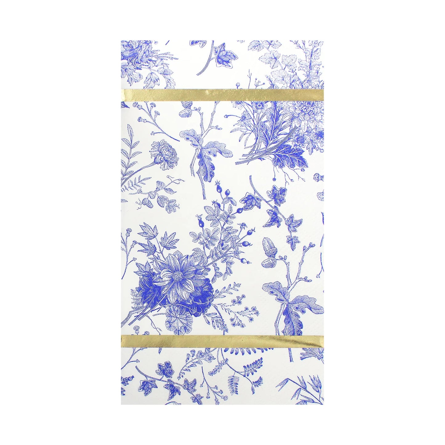 Sophistiplate Floral Blue Guest Towel 20 Count