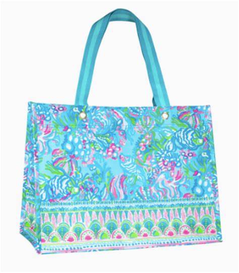 Lilly Pulitzer Aqua La Vista Bag