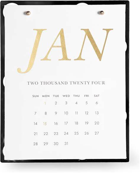 Kate Spade 2024 Desktop Calendar