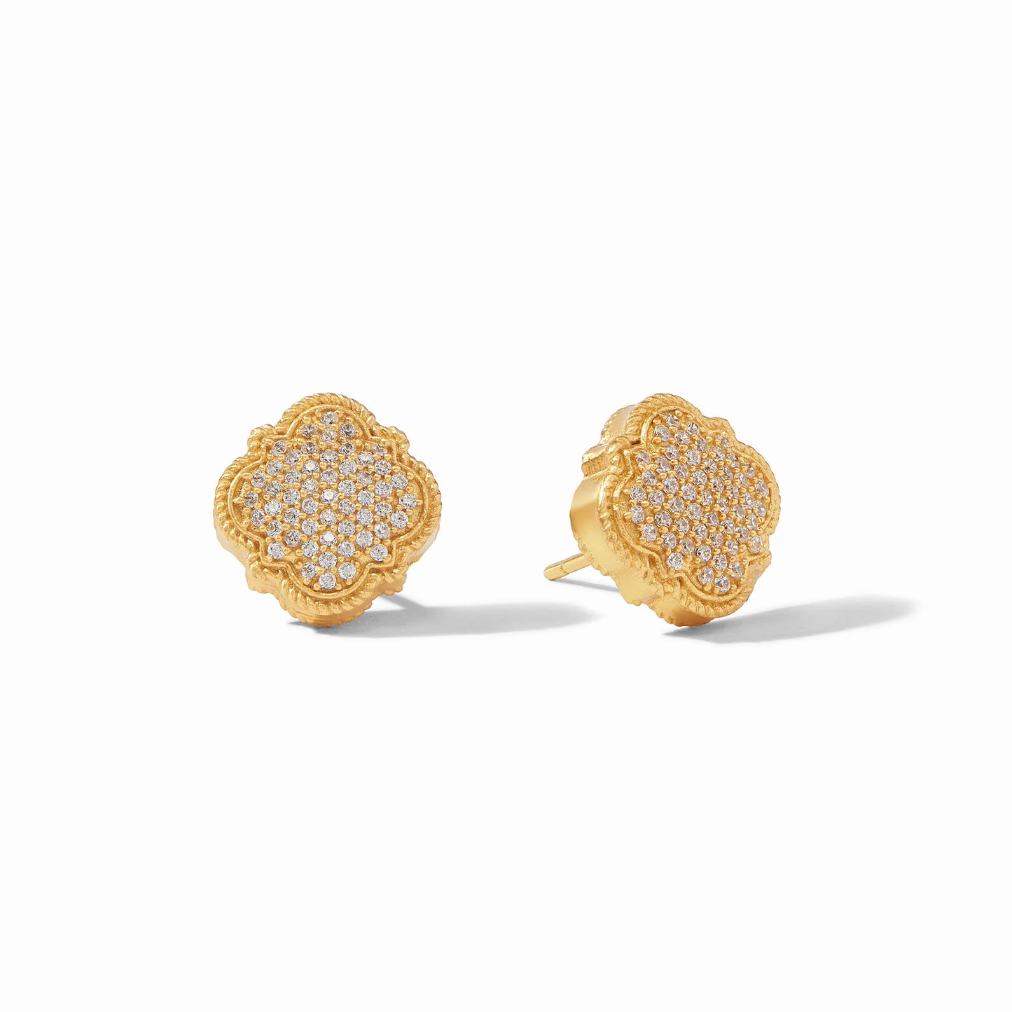 Julie Vos Odette Pave Stud Earrings