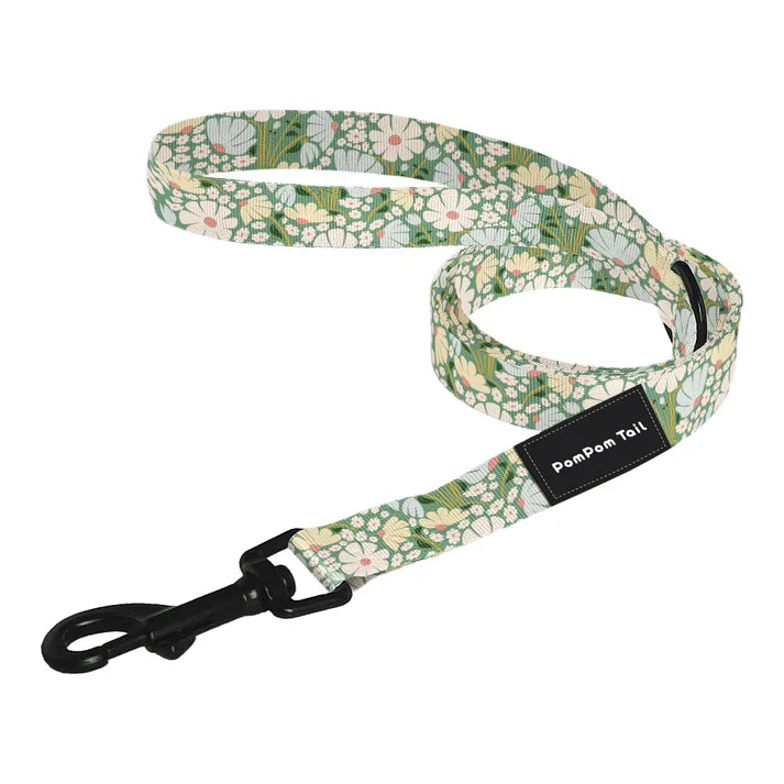PomPom Tail Wild Daisy Strong Dog Leash
