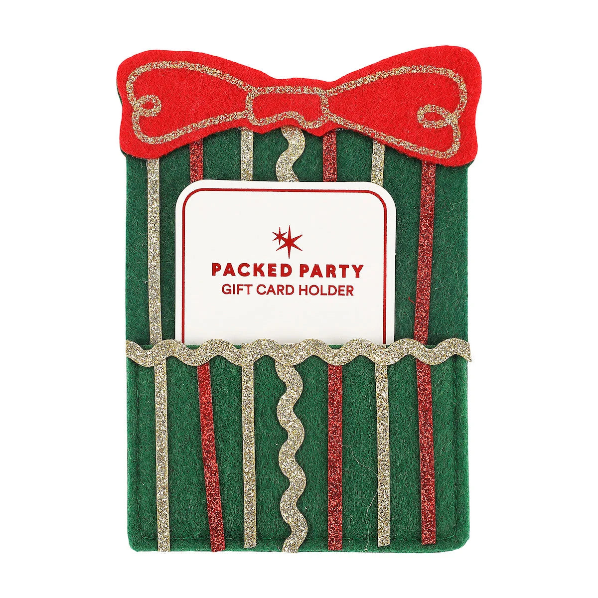 Party Packer Holiday Present Gift Card Holder