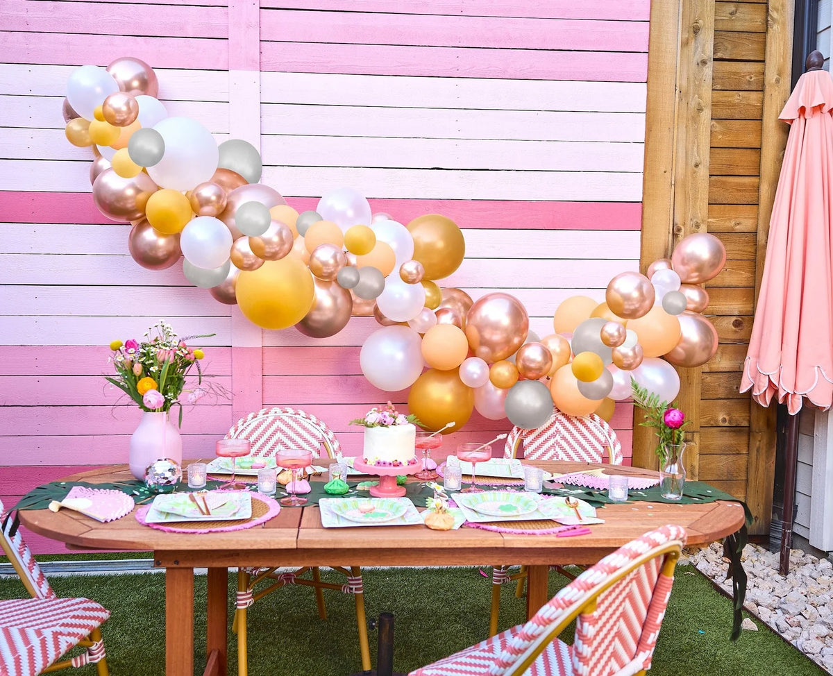 Packed Party Metallic Balloon Garland Kit (150 ct)