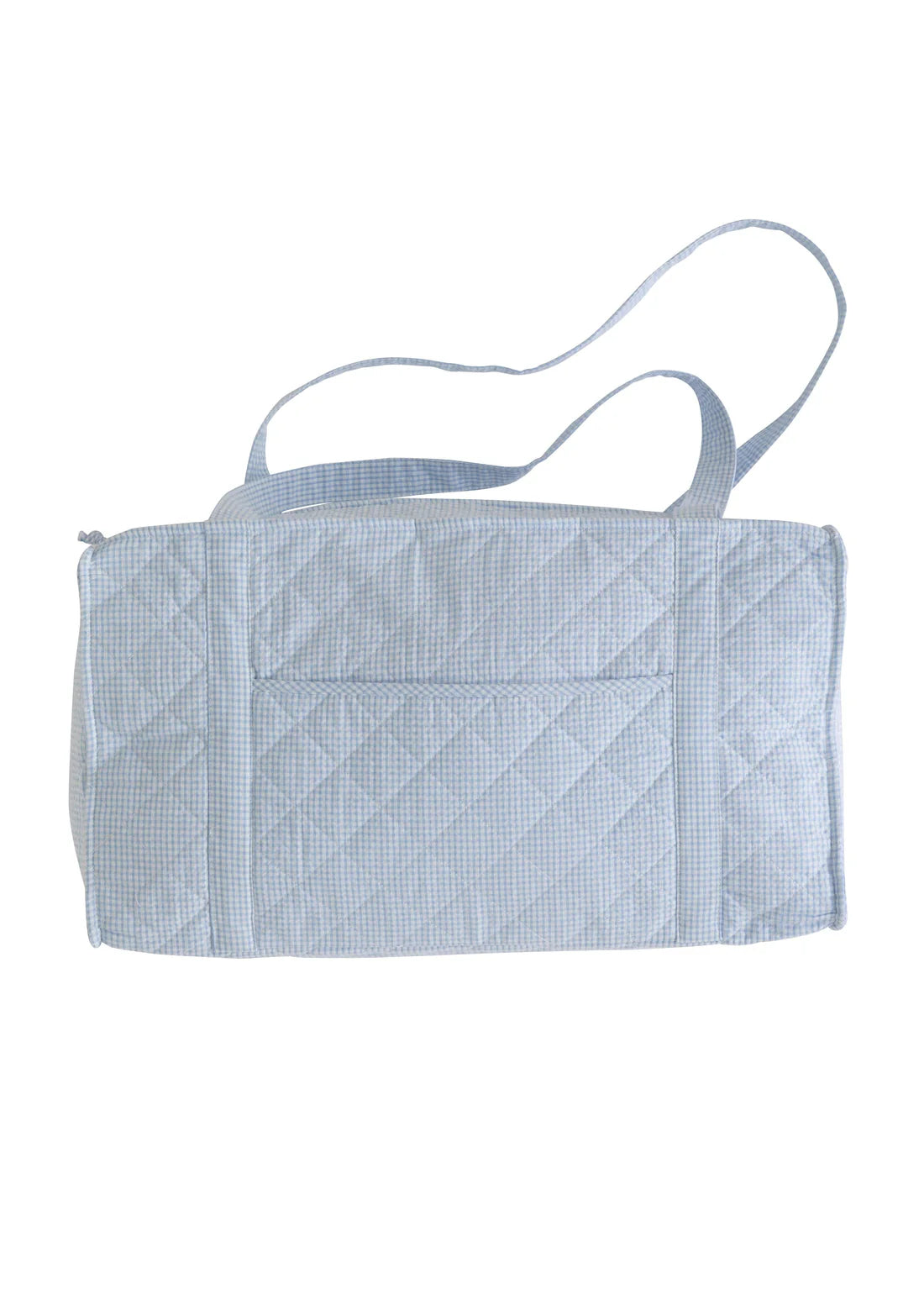 Little English Blue Quilted Duffel Bag