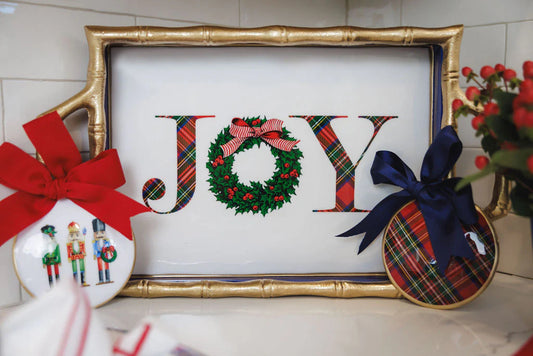 Jaye's Studio Christmas JOY Tray