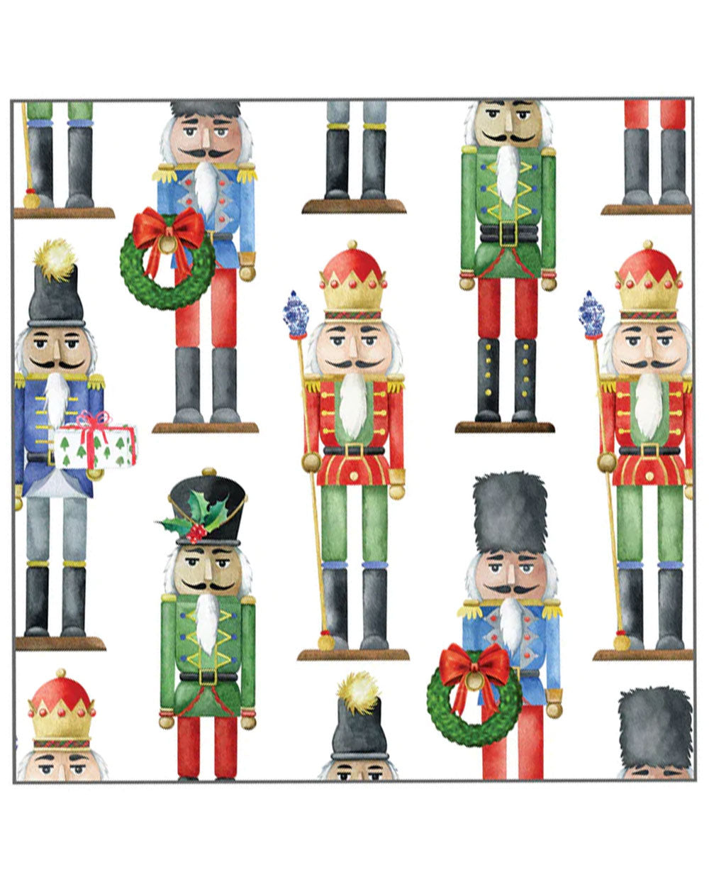 WH Hostess Nutcracker Cocktail Napkin