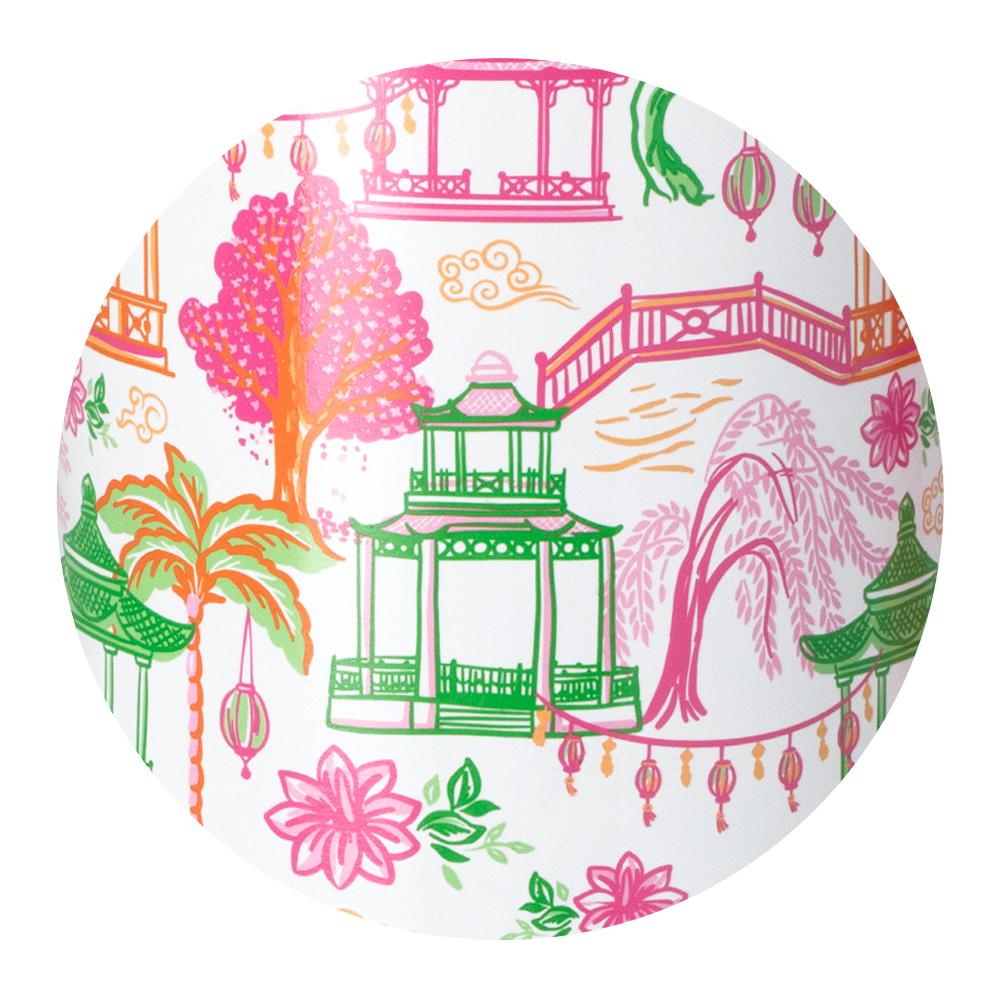 Swig Pagoda Paradise 12oz Stemless Wine Cup