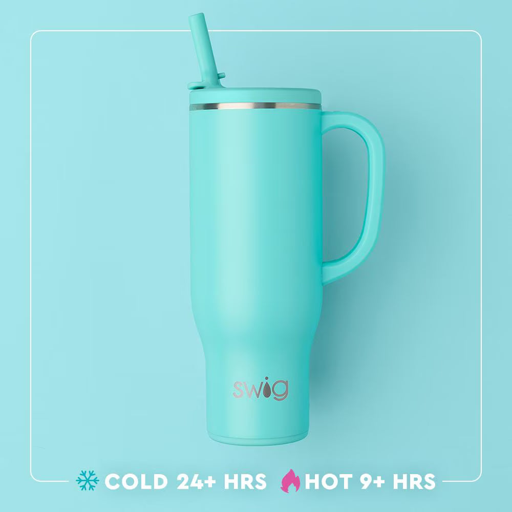 Swig Mocha Dots Mega Mug 30oz
