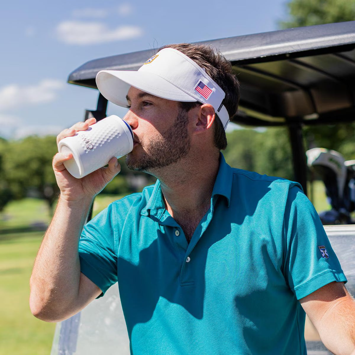 Swig Golf Ball Can + Bottle Cooler 12oz