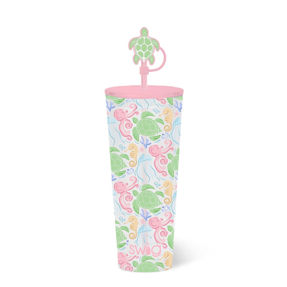 Swig Summer Salt Plastic Tumbler 24 oz