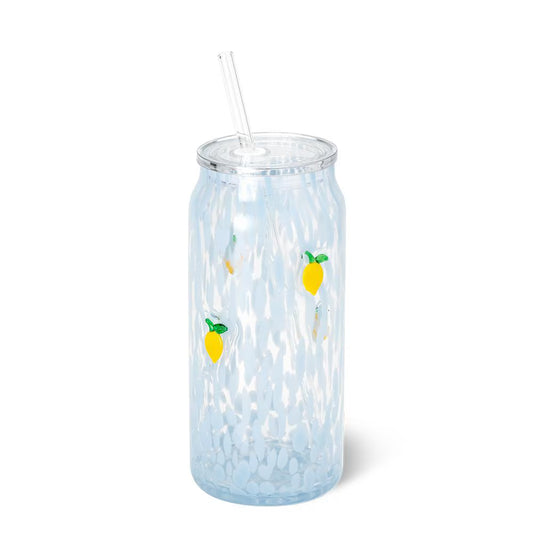 Swig Lemon Meringue Charm Glass 23oz