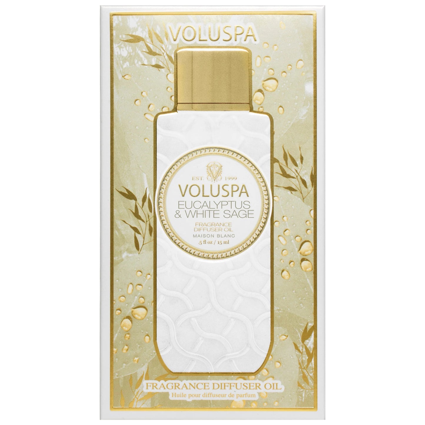 Voluspa Eucalyptus & White Sage Fragrance Diffuser Oil