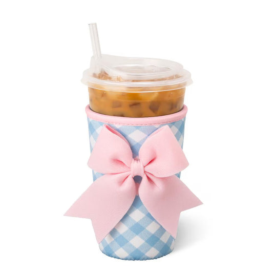 Swig Gingham Iced Cup Coolie Medium