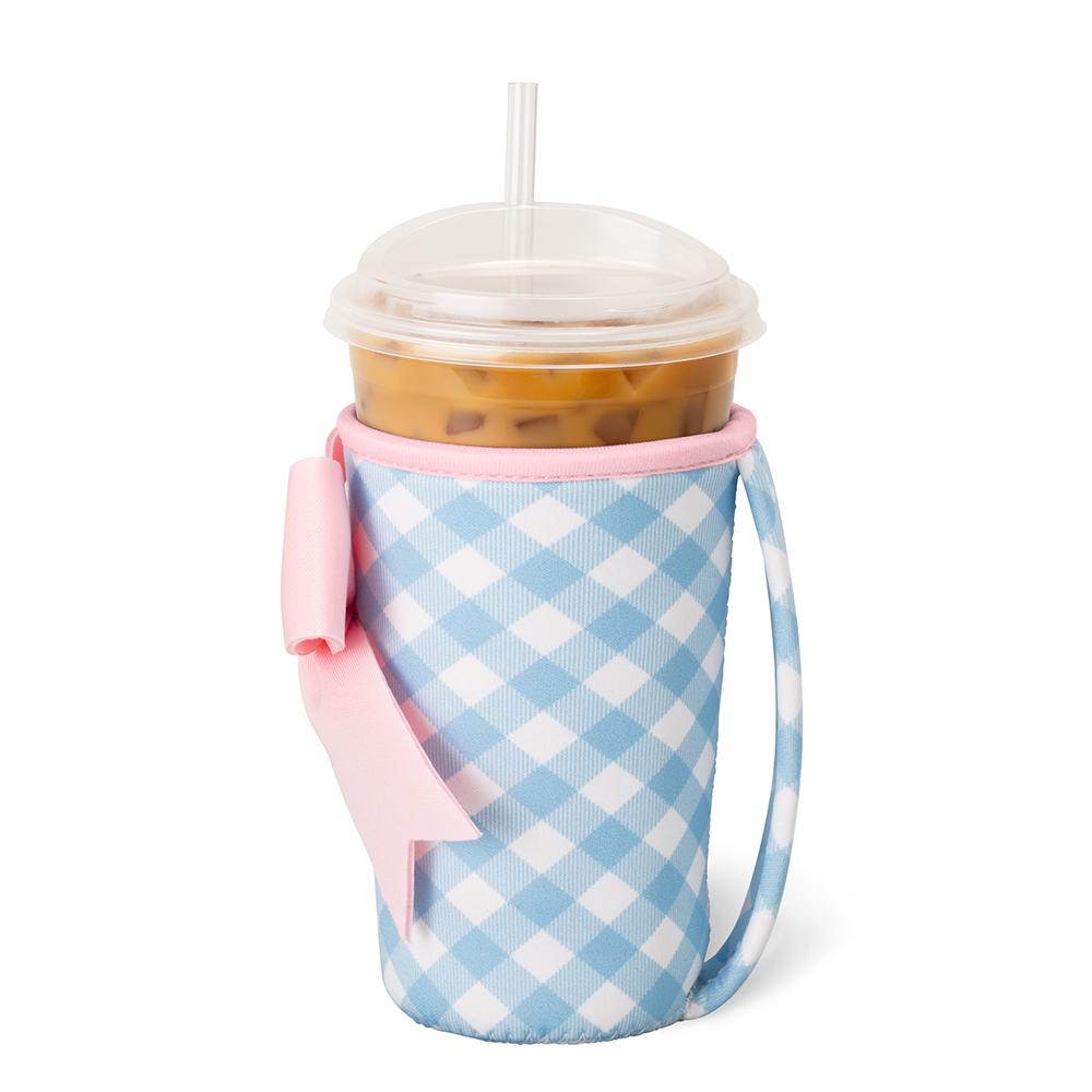 Swig Gingham Iced Cup Coolie Medium
