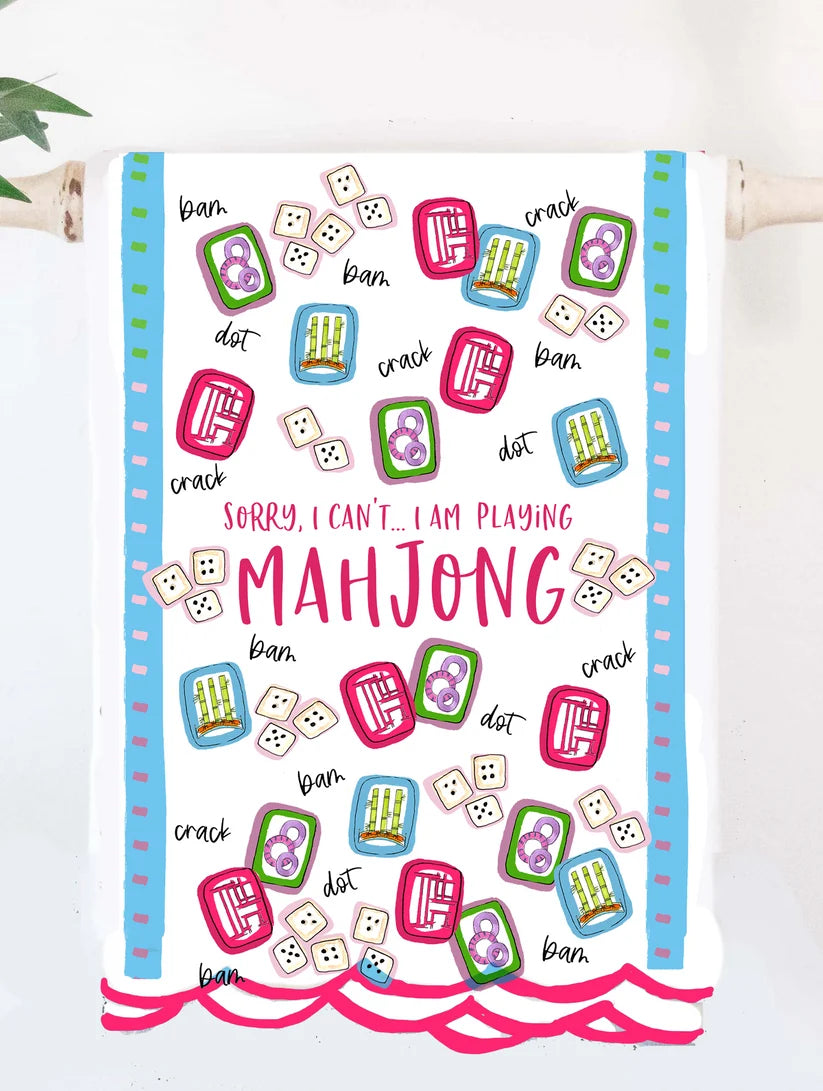 Happy by Rachel Mahjong Towel
