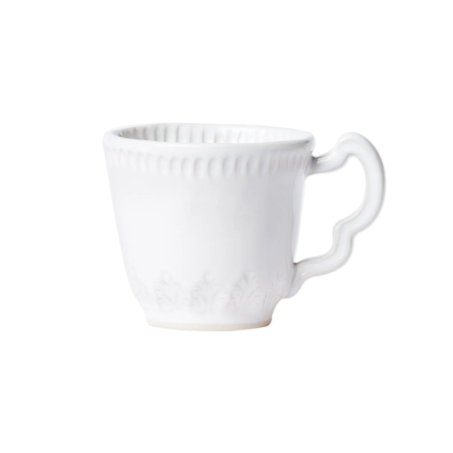 Vietri Incanto Stone Baroque Leaf Mug