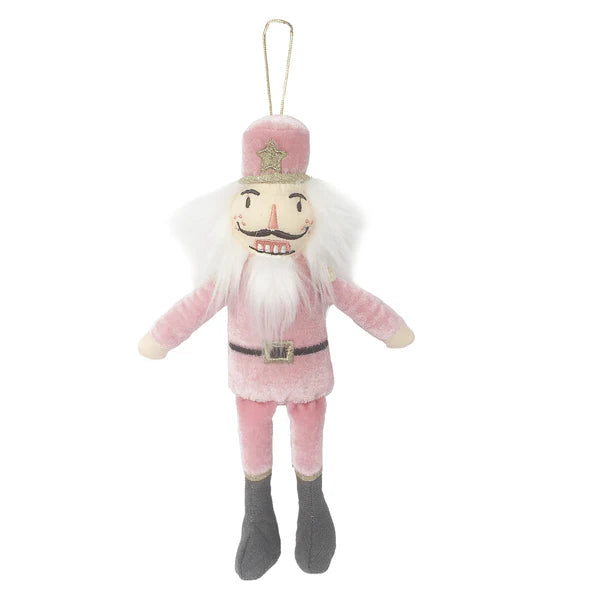 Mon Ami Pink Nutcracker Ornament