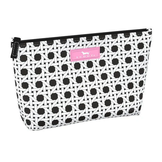 Scout Cane Fonda Twiggy Slim Makeup Bag