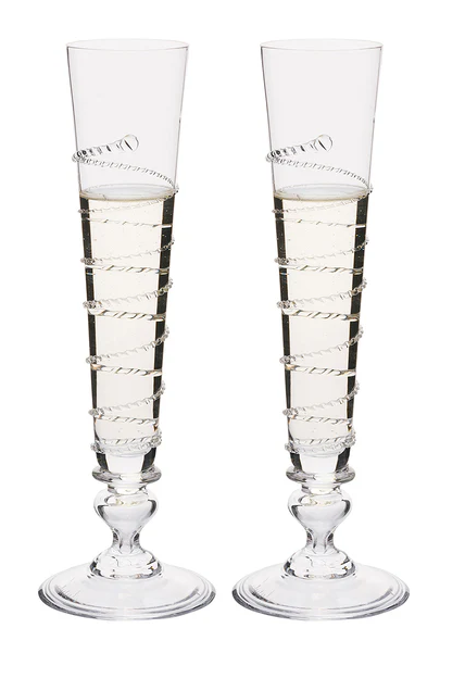 Juliska Amalia Champagne Flute Set of 2