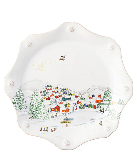 Juliska Berry & Thread North Pole Dessert/Salad Plate