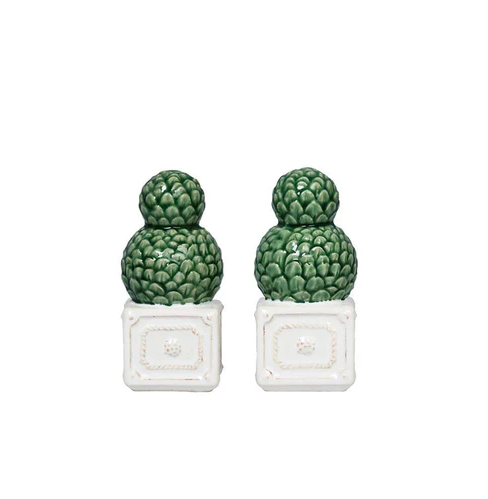 Juliska Berry and Thread Topiary Salt and Pepper Set of 2- Multi