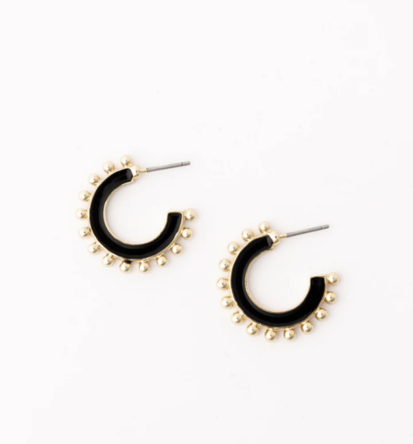 Michelle Mcdowell Hadley Earring - Black