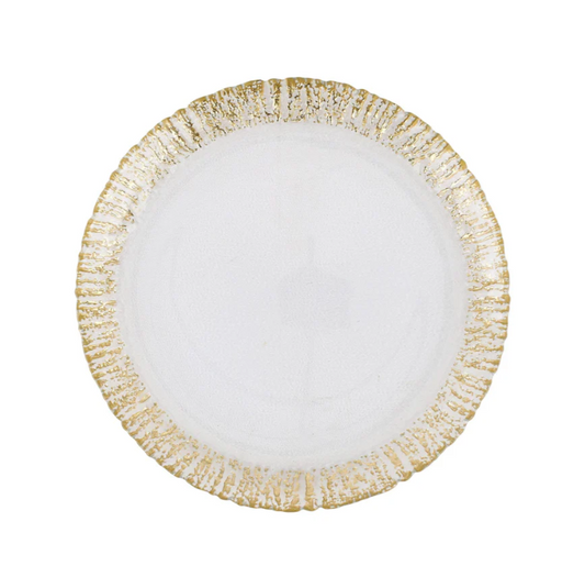 Vietri Rufolo Glass Dinner Plate